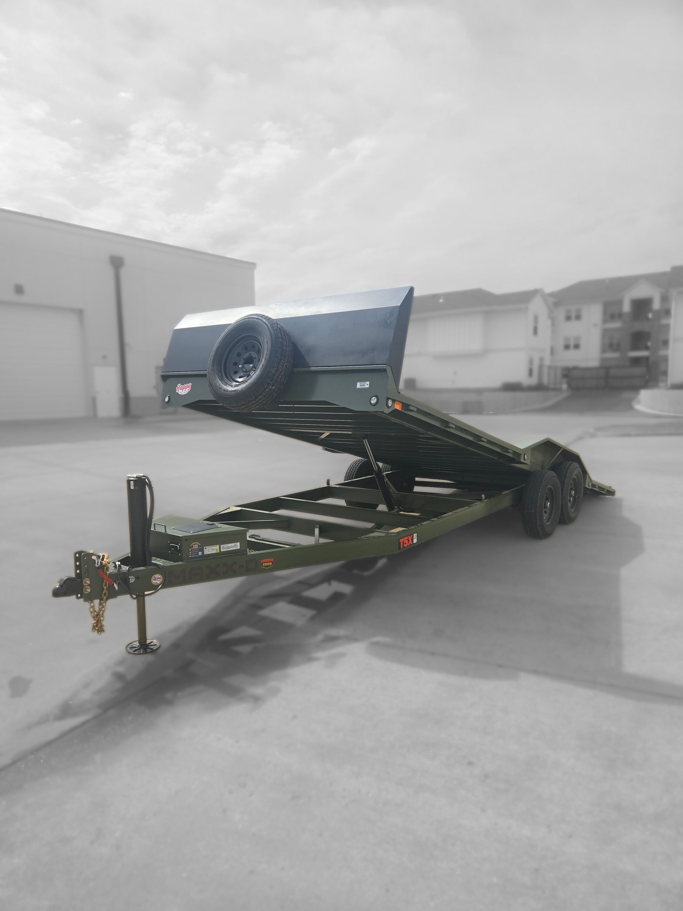 Maxx-D T5X tilt car hauler 22 foot - Prairie State Rentals Tulsa OK